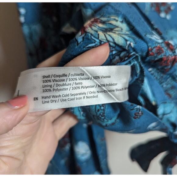 Band Of The Free BONNIE EMERALD FLORAL LONG SLEEVE BODYSUIT - Picture 4 of 4